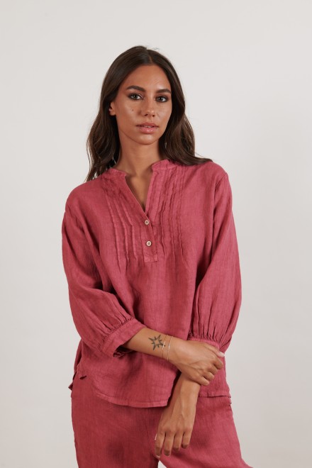 LINEN BLOUSE ONION