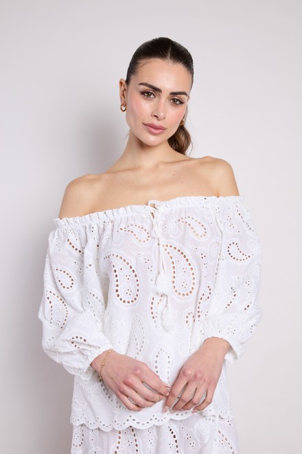 SANGALLO BLOUSE WHITE