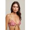 BRASSIERE DOUBLE ANIMALIER BORDEAUX