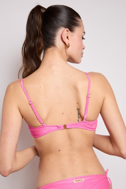 BRASSIERE LUREX FUXIA