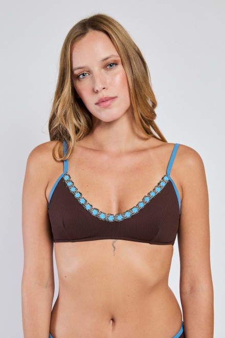 OLAS BRASSIERE CHOCOLATE