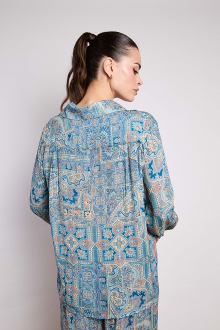 FOULARD SHIRT BLUE