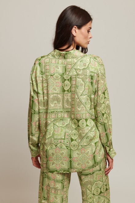 FOULARD SHIRT GREEN
