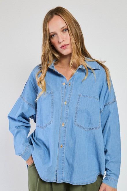 JEANS SHIRT DENIM