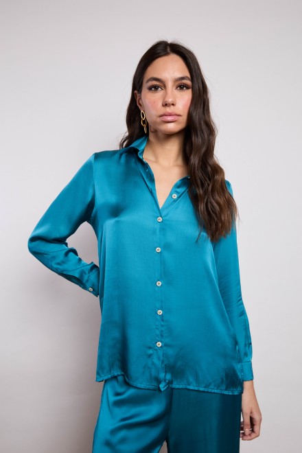 SATIN SHIRT OCTANIO