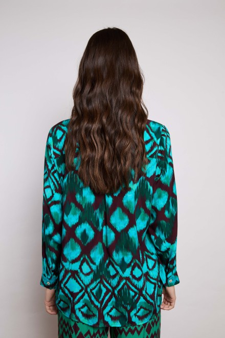 RHOMBUS SHIRT GREEN-CELESTIAL