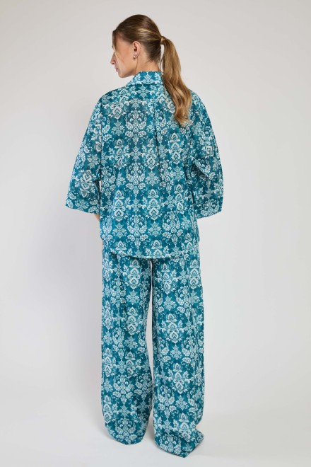 BON TON BOX SHIRT PETROLIUM