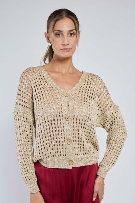 MARBELLA CARDIGAN GOLD