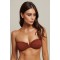 SOLID COLOR V-BAND CHOCOLATE