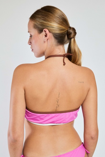 SOLID COLOR DRAWSTRING BAND FUXIA