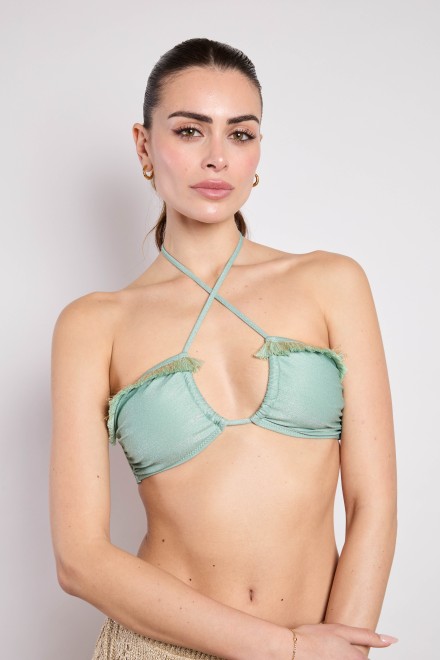 LUREX DRAWSTRING BAND SAGE