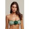 DOUBLE KNOT BAND WITH FLOWER SAGE-GREEN