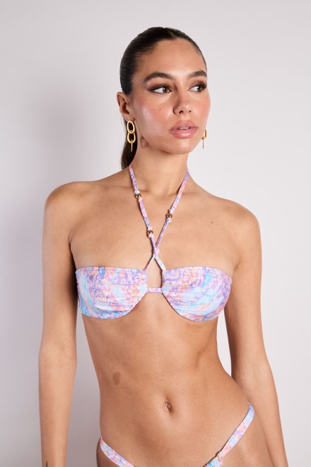 PRINTED WASHED SKINS UNDERWEAR LIGHT BLUE