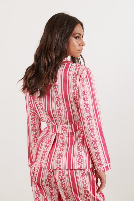 GREEK JACKET FUXIA