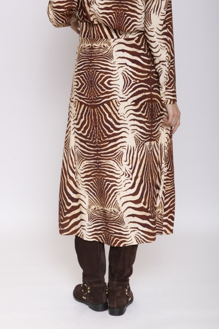 GIRAFE SKIRT BROWN