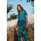 RHOMBUS KNOT SKIRT GREEN-CELESTIAL