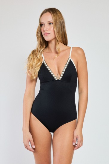 OLAS TRIANGLE SWIMSUIT BLACK