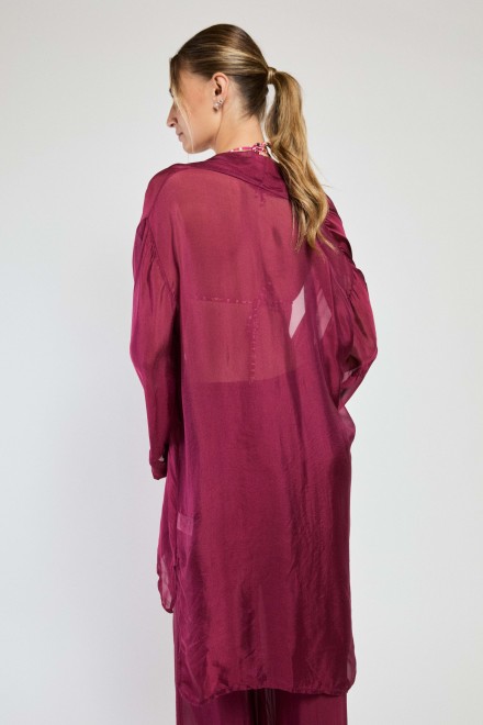 SOFT KIMONO BURGUNDY