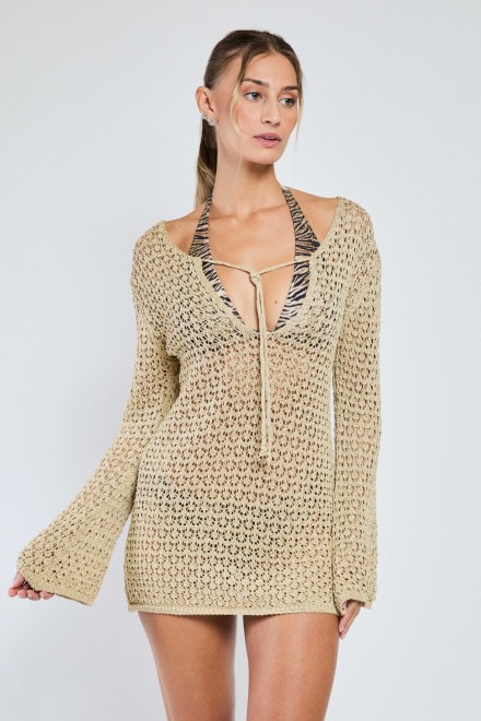 MARBELLA MINI DRESS GOLD