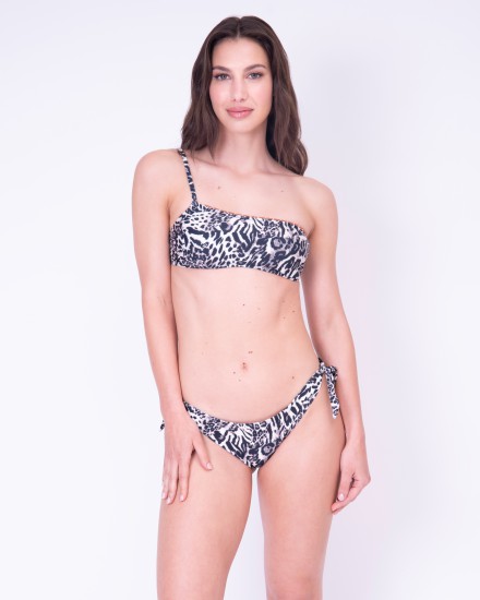 ONE SHOULDER ANIMALIER