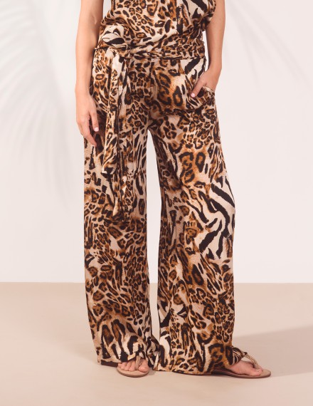 ANIMAL PRINT TROUSERS