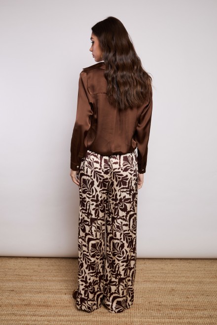 DAMASCUS TROUSERS CHOCOLATE