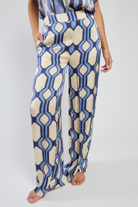ETHNIC TROUSERS DENIM