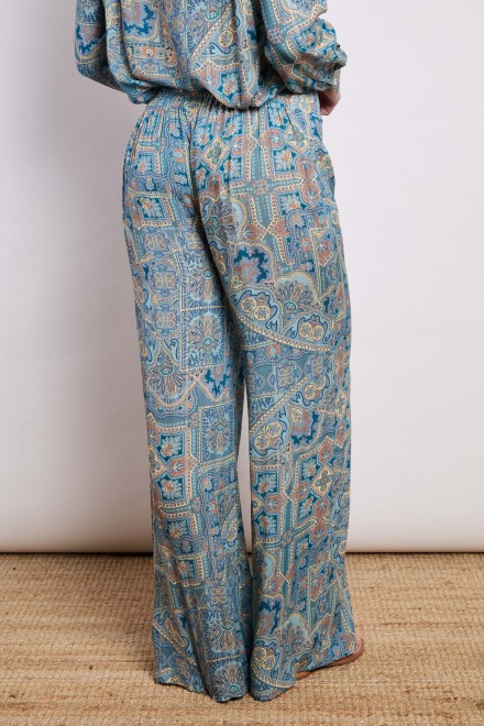 FOULARD TROUSERS BLUE