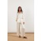 SATIN TROUSERS IVORY
