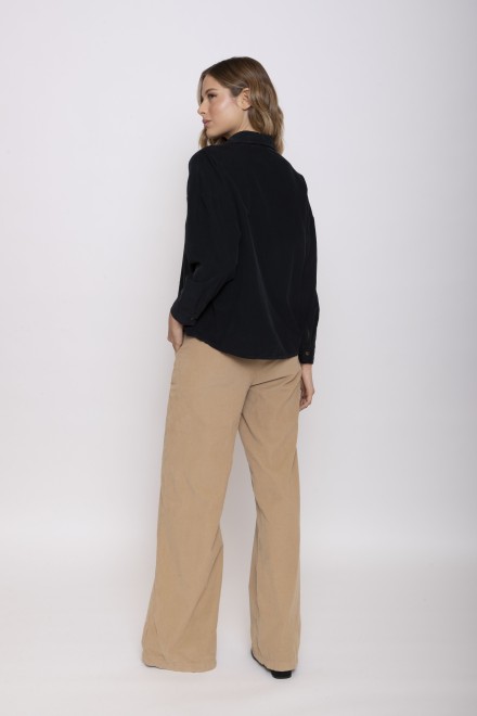 VELOUR TROUSERS BEIGE