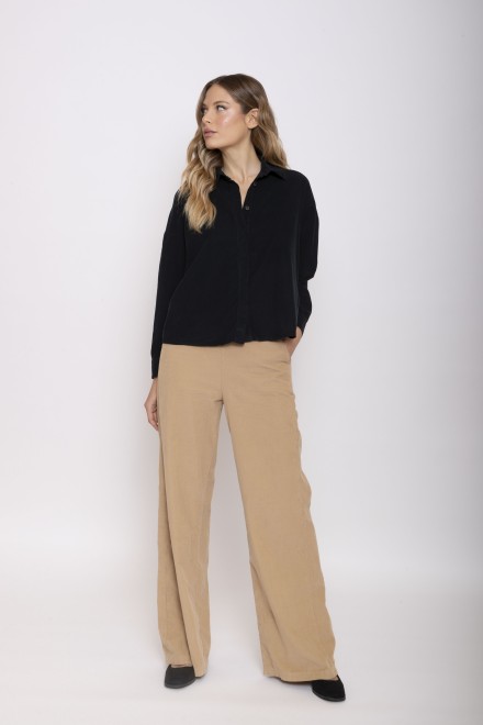 VELOUR TROUSERS BEIGE