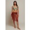 VOILE PAREO LIGHT BROWN