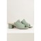 SUEDE SABOT SAGE