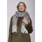 MELANGE SCARF BROWN