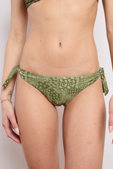 BANDANA BRAZILIAN BOTTOM WITH FLAKES MILITARY