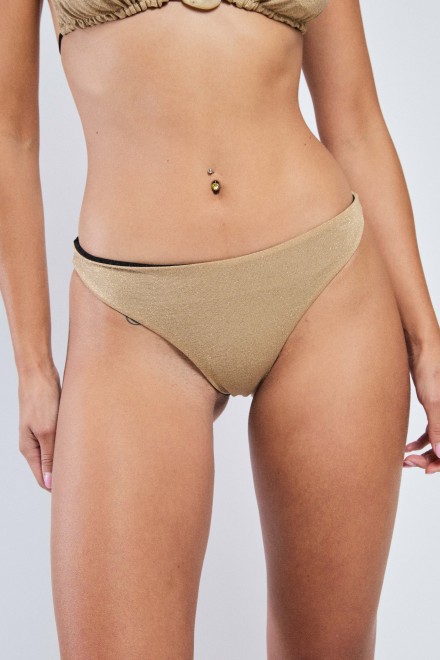 LUREX CLOSED SLIP BLACK-GOLD