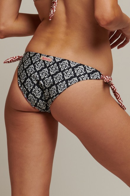 ETHNIC BOW BRIEF BLACK