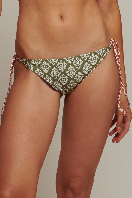 ETHNIC LACED SLIP GREEN