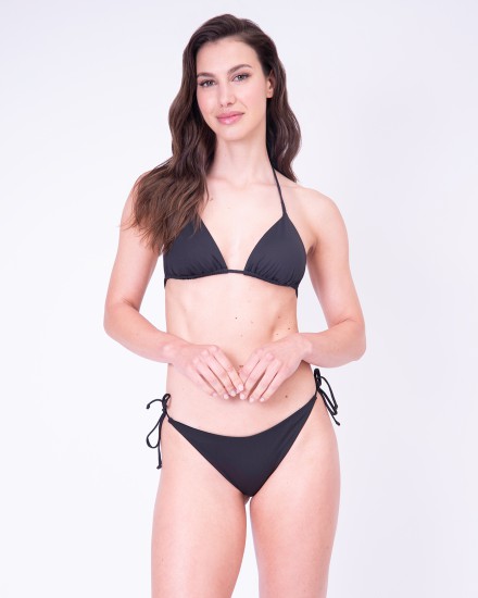 SOLID COLOR LACE-UP BRIEFS