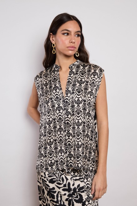DAMASCUS SLEEVELESS BLACK