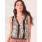 SLEEVELESS FOULARD 