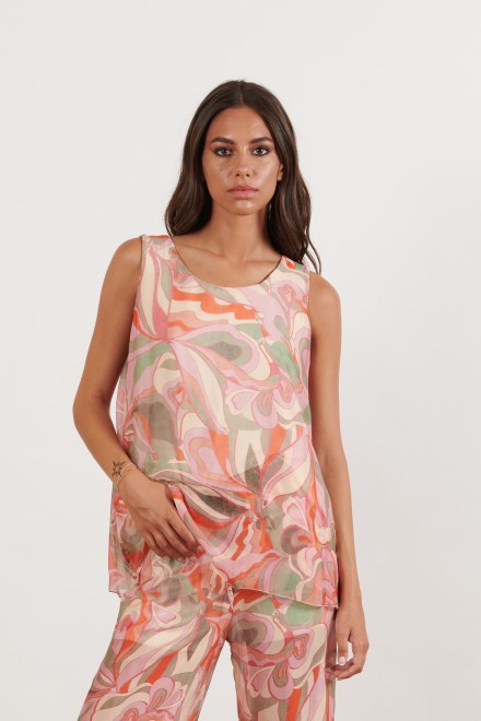 SEVENTY SLEEVELESS ROSE