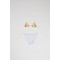 DAISY TRIANGLE + LACES SLIP WHITE