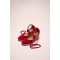 RAFFIA HIGH WEDGES RED
